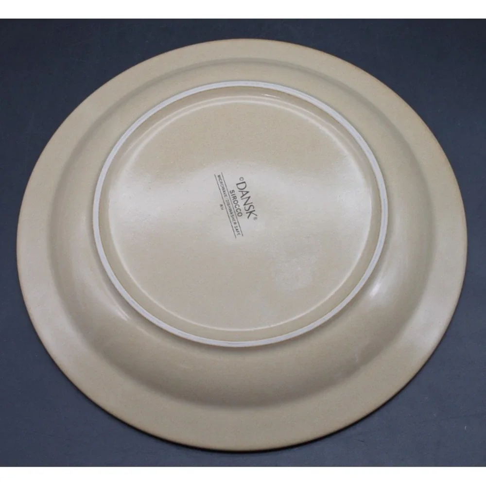 Set of 4 Dansk Sirocco Salad Plates Beige Stoneware 9